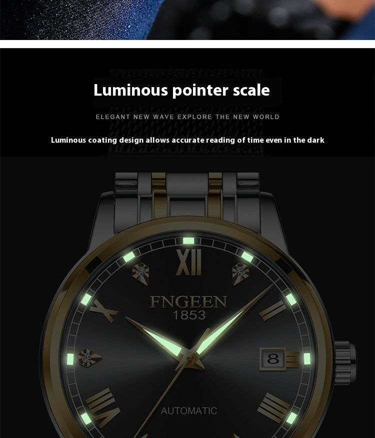 Belt Style Business Waterproof Luminous Watch