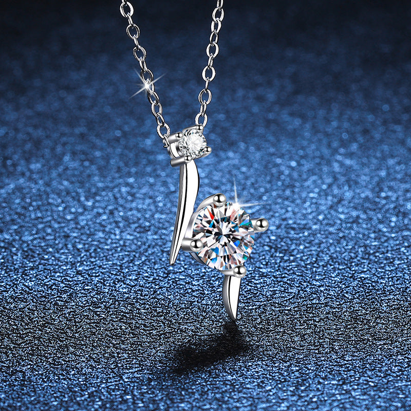 Moissanite Clavicle Chain