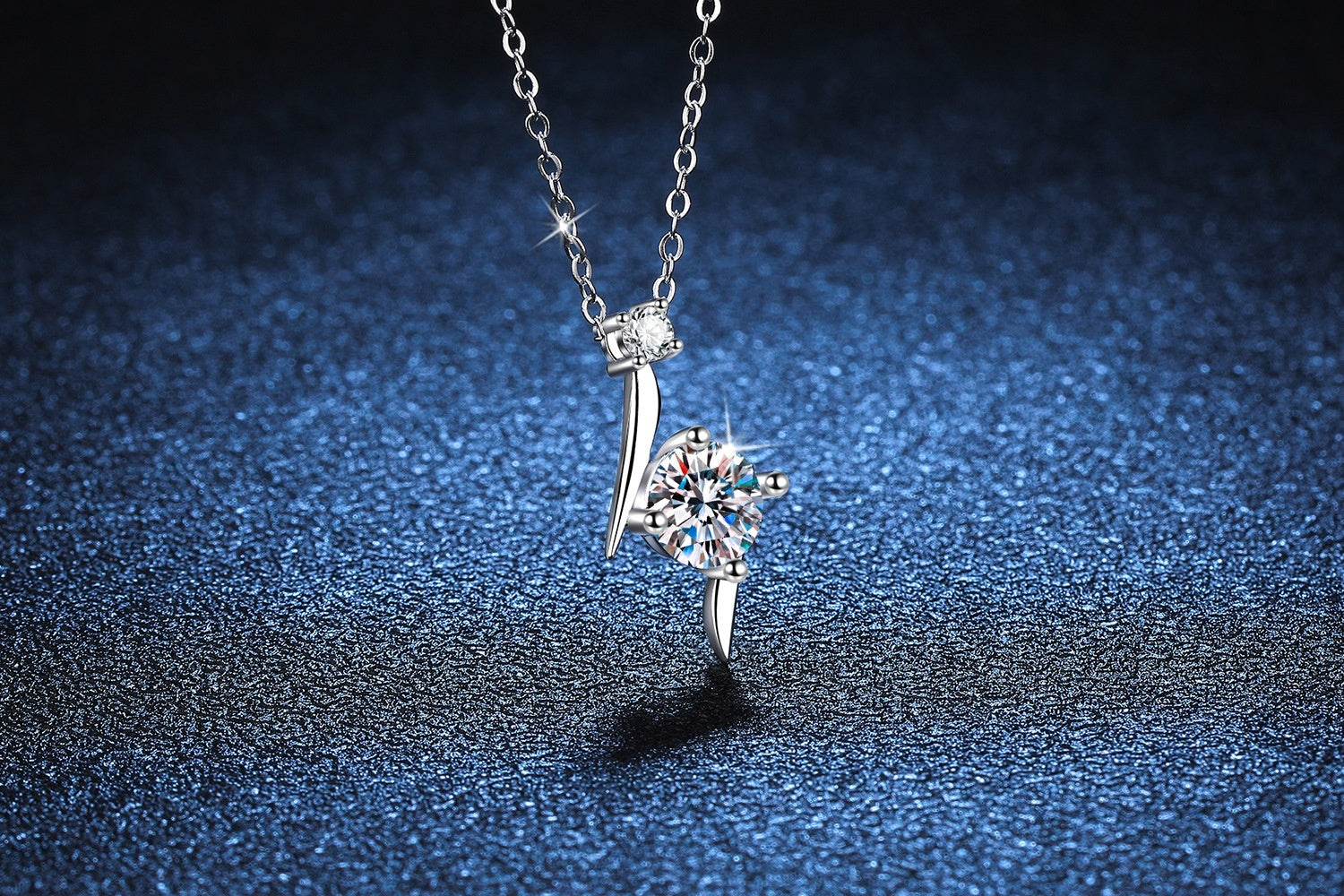 Moissanite Clavicle Chain