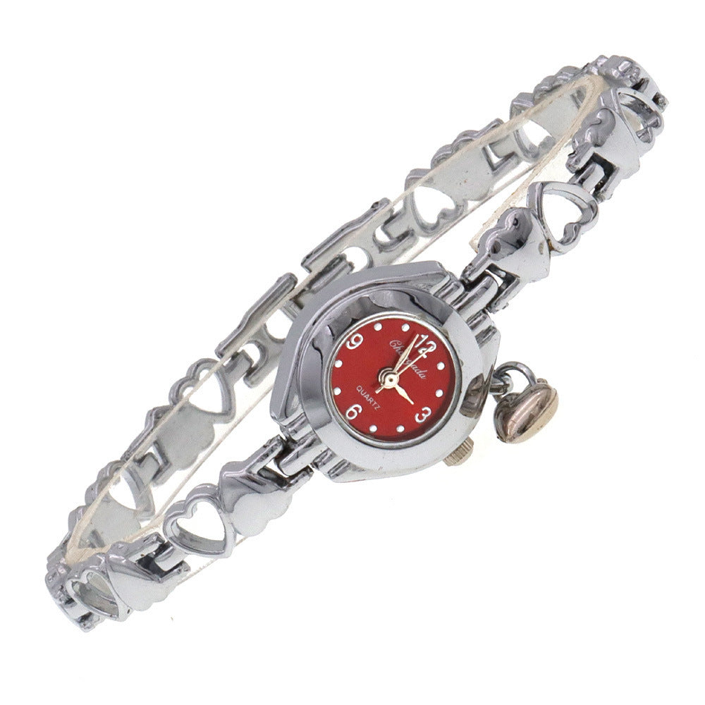 Hollow Heart Bracelet Quartz Watch