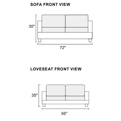 2pc Sofa Set