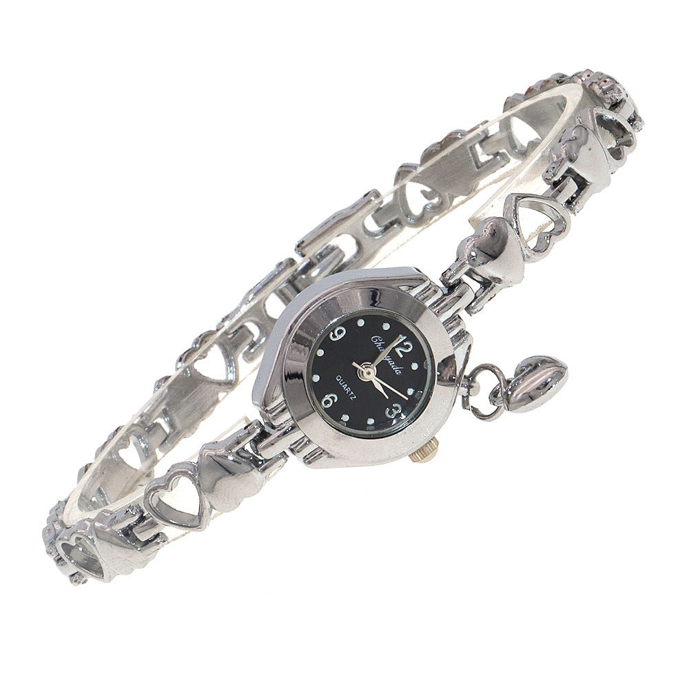 Hollow Heart Bracelet Quartz Watch