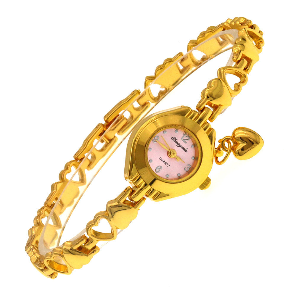 Hollow Heart Bracelet Quartz Watch