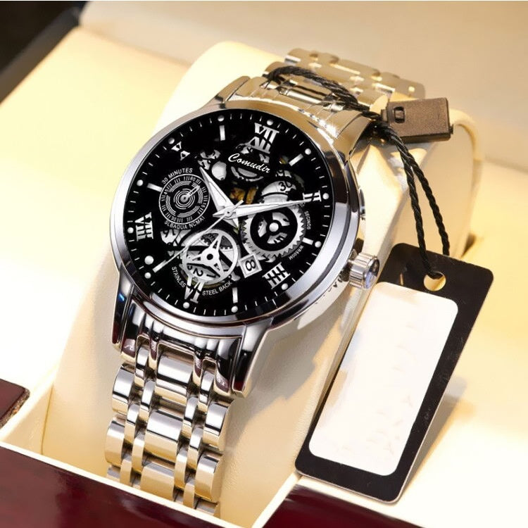 Men's Waterproof Luminous Watch With Calendar