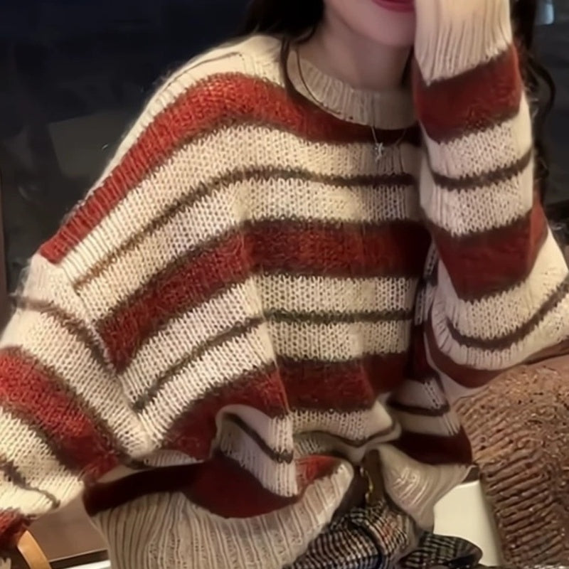 Striped Knitted Sweater