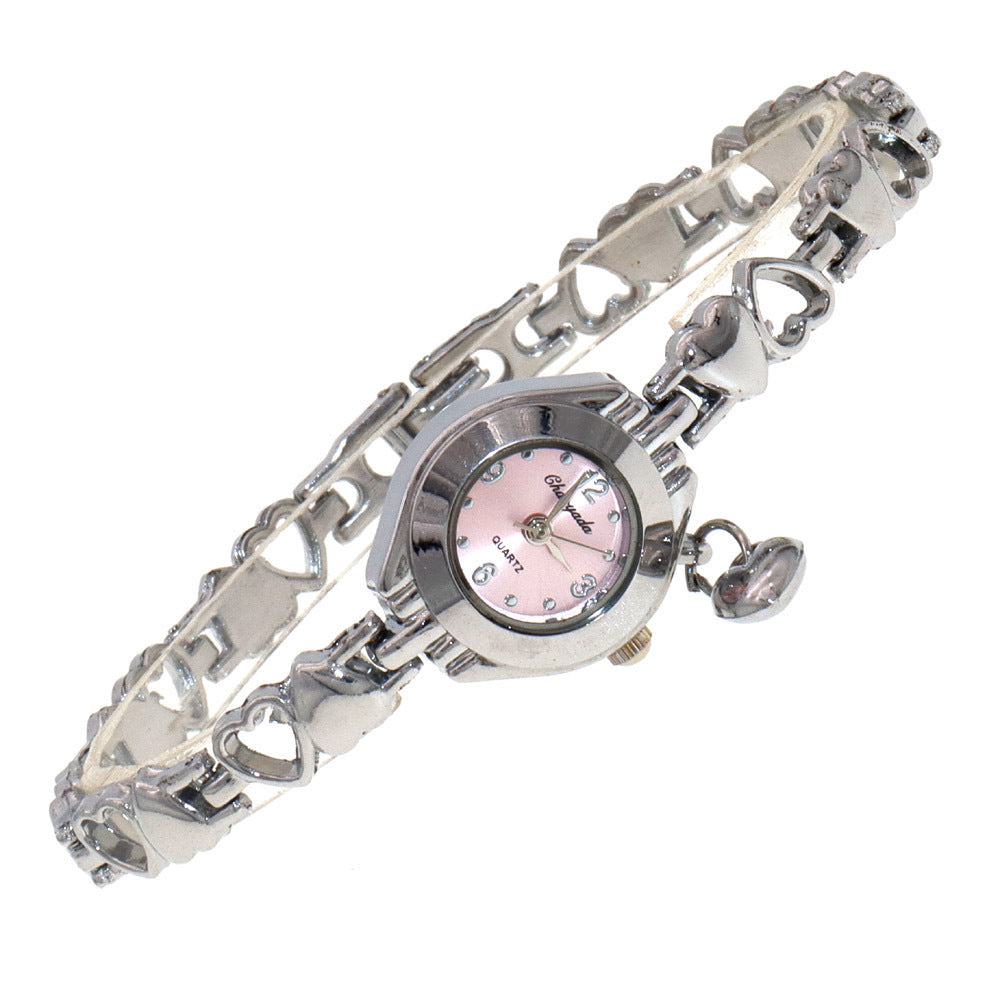 Hollow Heart Bracelet Quartz Watch