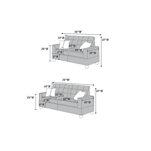 2pc Sofa Set